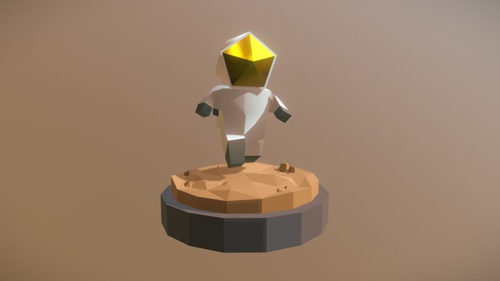Stylized Astronaut 3D Model