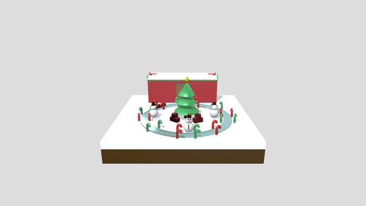 North Pole Low polly 3D Model