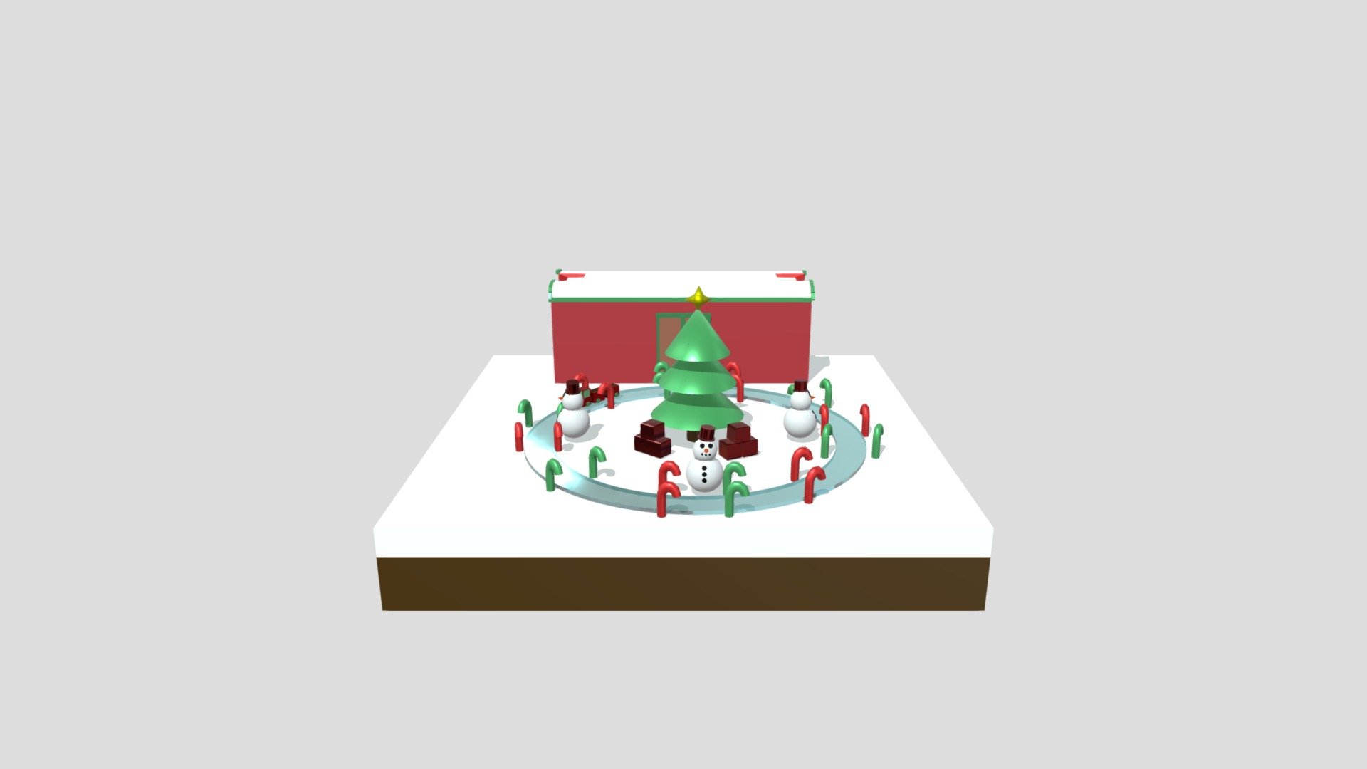 North Pole Low polly