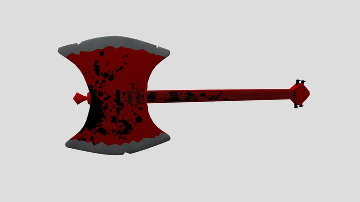 Axe Guitar – Kostenloses 3D-Modell STL