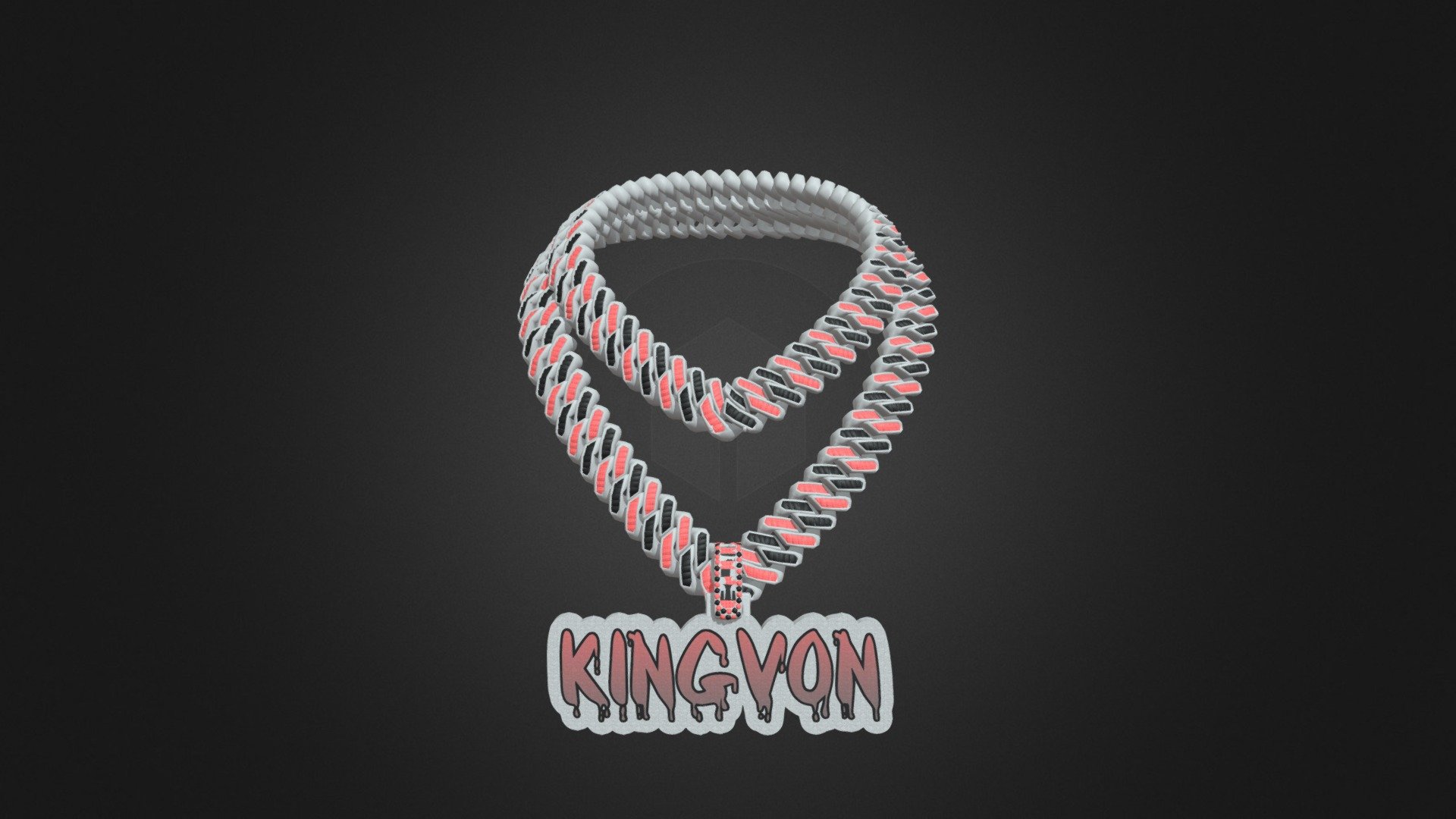 King Von Chain 3D model by Hood Shop [9868a52] Sketchfab