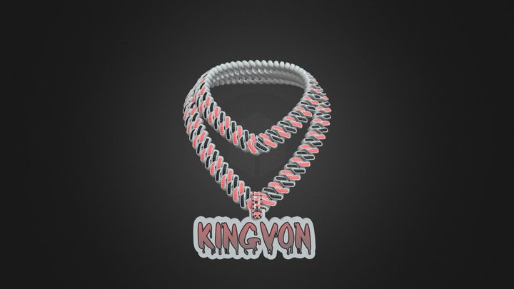King Von Chain 3D Model