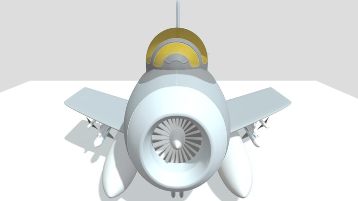 Fatty Jet 3D Model