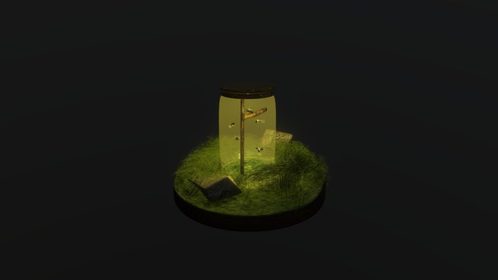 Fireflies 3D Model