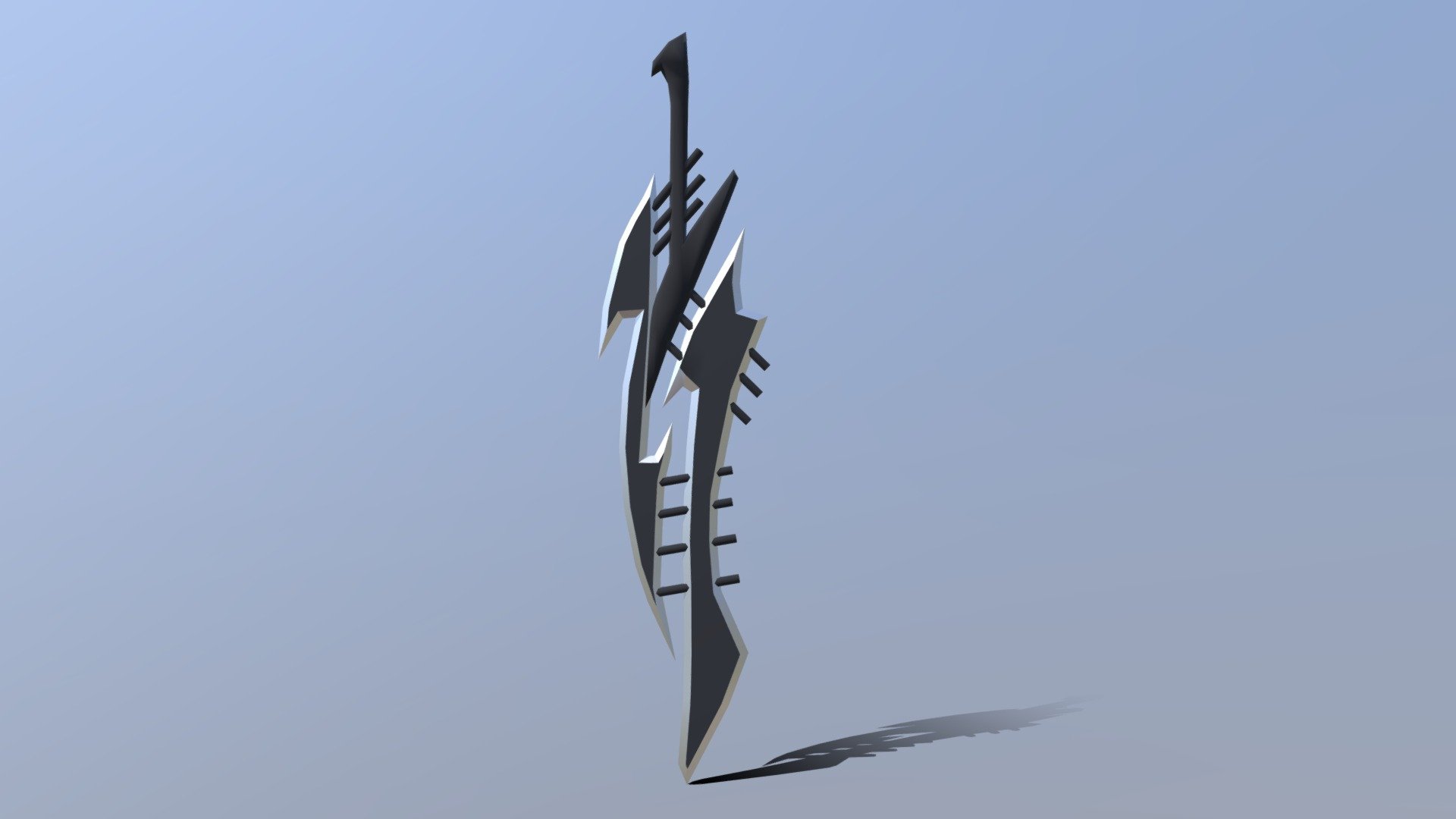 Low-Poly Fantasy Sword
