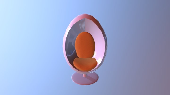 The MOST EGG-cellent chair (textured) 3D Model