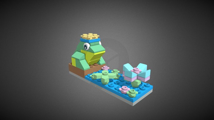 Frog Princess 3D Model