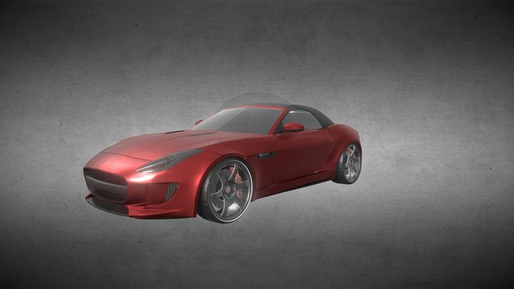 Jaguar F-type READ DESCRIPTION!! 3D Model