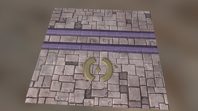 Chess Brick Low 3D Model