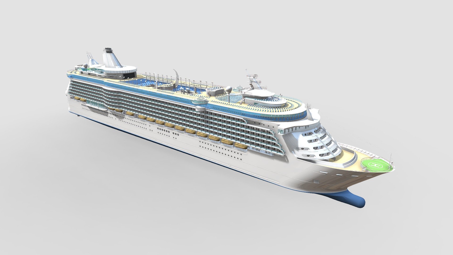 cruise ship - Buy Royalty Free 3D model by Evermotion [986ee0c ...