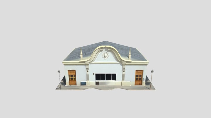 A small building structure – Gratis 3D-model STL