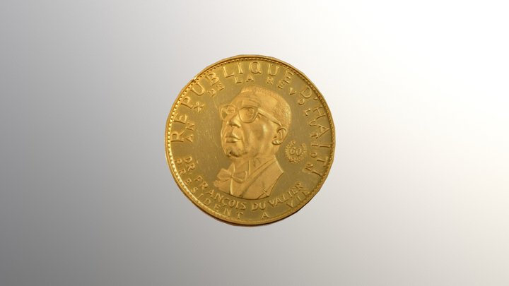 République d'Haiti Francois Duvalier 1967 3D Model