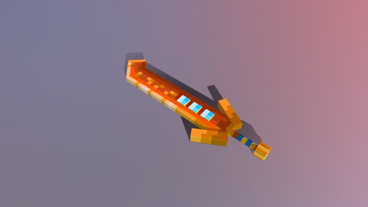 Dragon sword 3D Model
