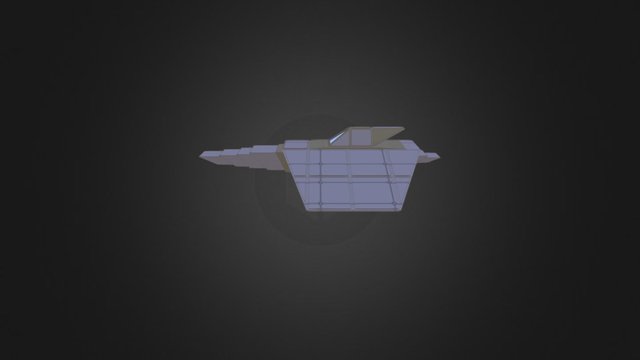 Spaceship v2 3D Model