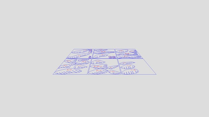 Laser cutting pieces- 1.5 Thickness 3D Model