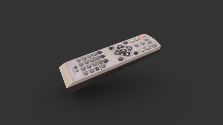 Old remote control 3D Model
