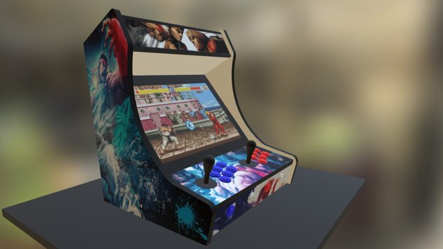 Arcade Bartop 19´´ 3D Model