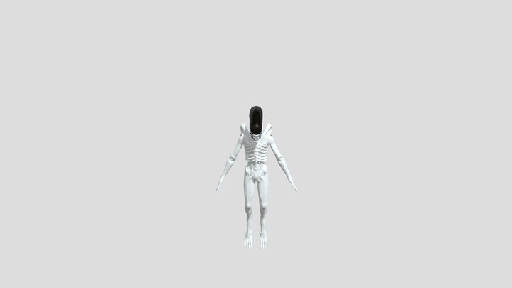 Xenomorph free download rigged 3D Model