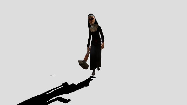 Realastic_evil_nun 3D Model