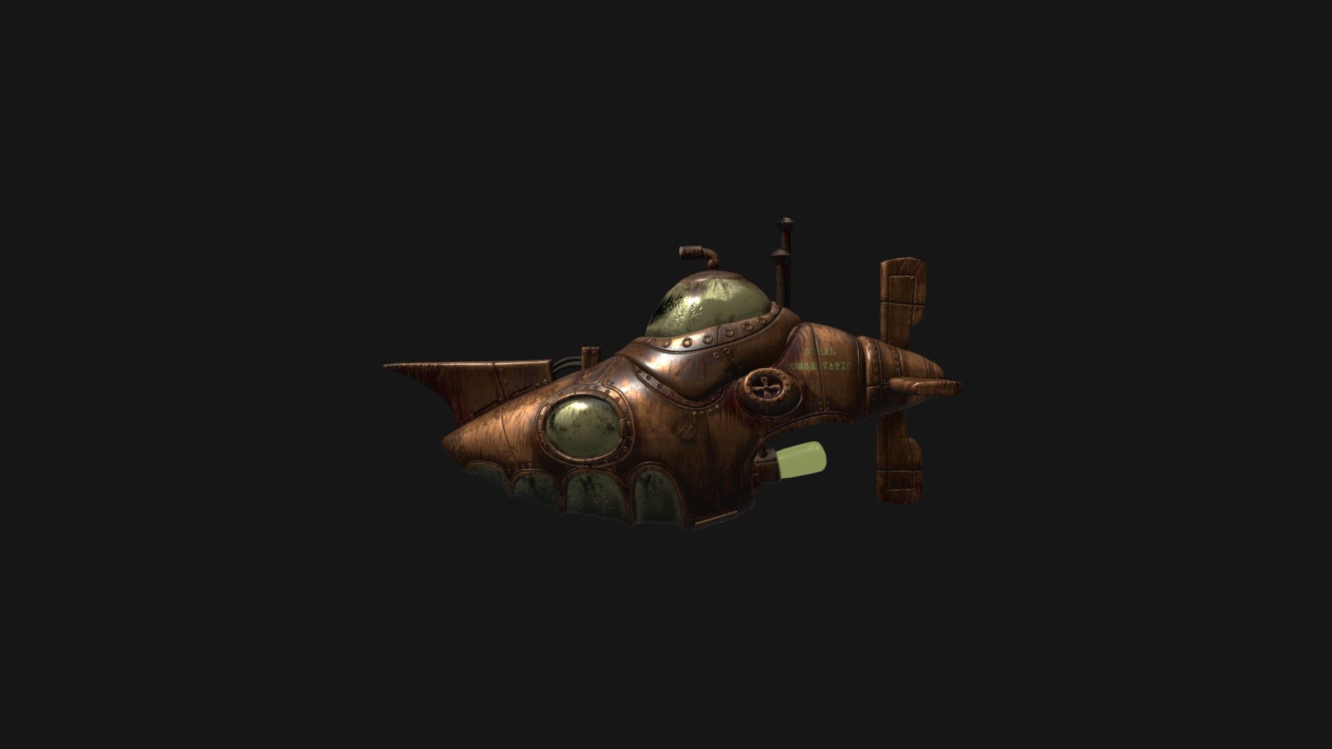 Textured Sub — Sketchfab embed 3D viewer