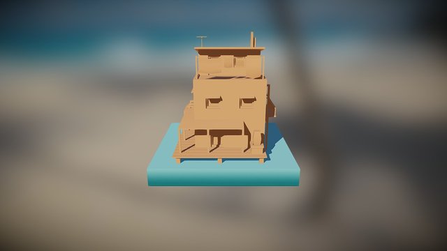 Beach 3D Model