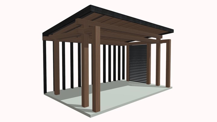 Pergola 3D Model