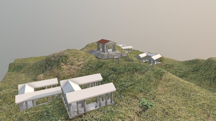 Templo Griego 3D Model