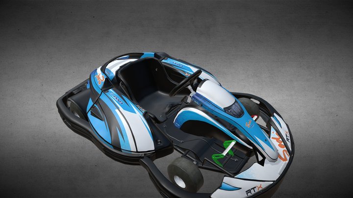 Electro Kart 3D Model