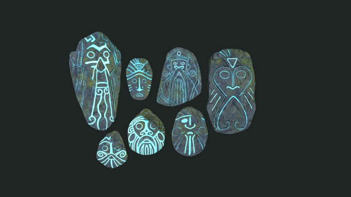 Elder Stones - Finished 3D Model