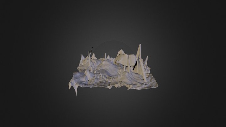 Distortion Plane 3D Model