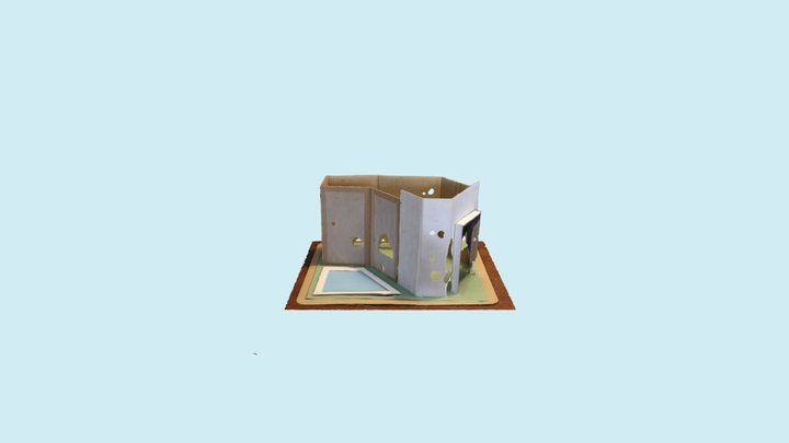 Dream House Scale Model (Swiss Cheese Edition) 3D Model