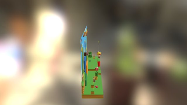 Súper examen-Mario-lily 3D Model