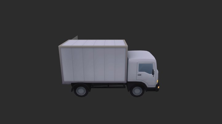 [Commission] Moving Truck 3D Model