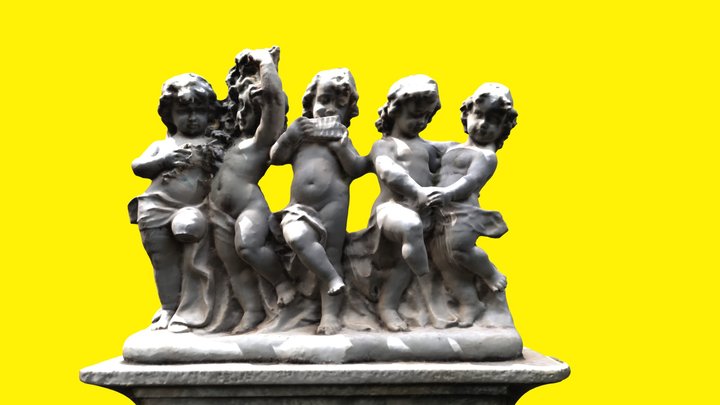 Escultura: Crianças  Sculpture: Kids 3D Model