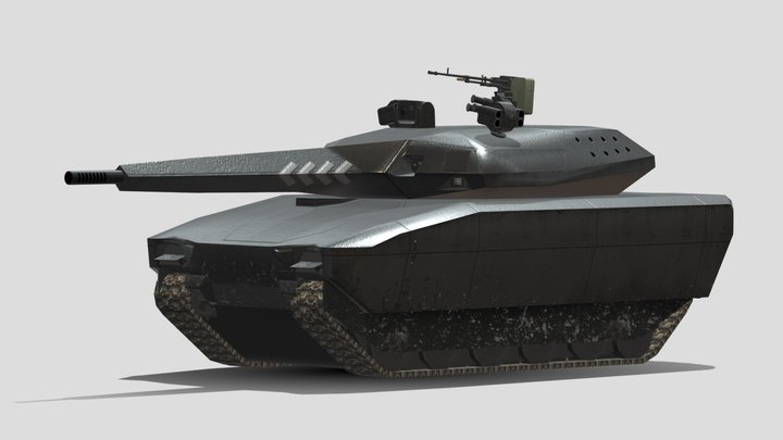 PL-01 Concept Next Generation Main Battle Tank – Gratis 3D-model STL