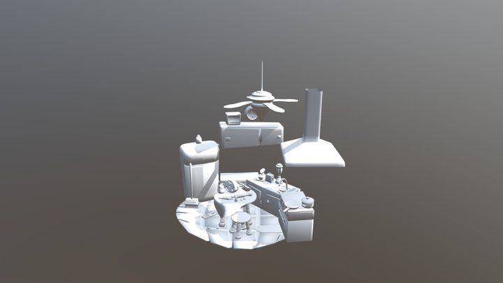 Escenario= Comedor 3D Model