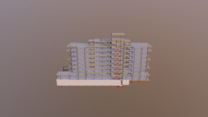 Ed. Le Monde - Modelo Estrutural 3D Model