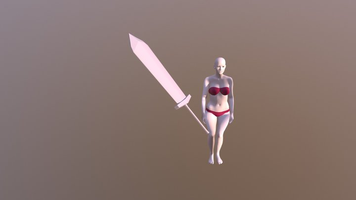 Ursula Barrozo Animação De Personagem A2 3D Model