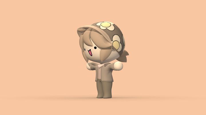 Temmie model! 3D Model