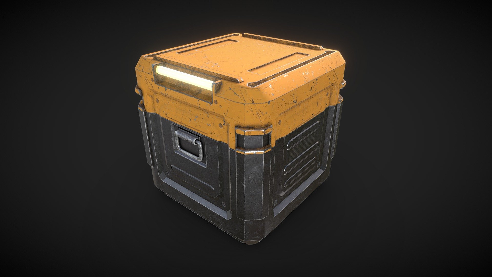 Sci-Fi Crate - 3D model by Zach Mitchell Wood (@zaxmitchell) [987baad ...