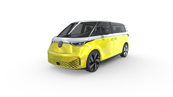 Volkswagen id buzz 2024 3D Model