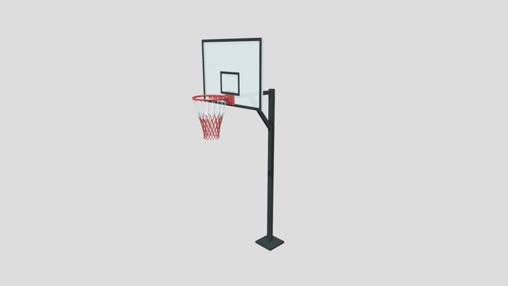 Basketball Backboard 3D Model