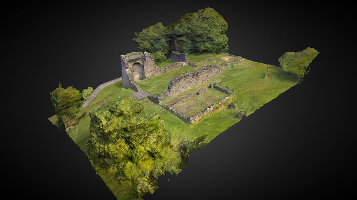 Ruínas do abarebebê 3D Model