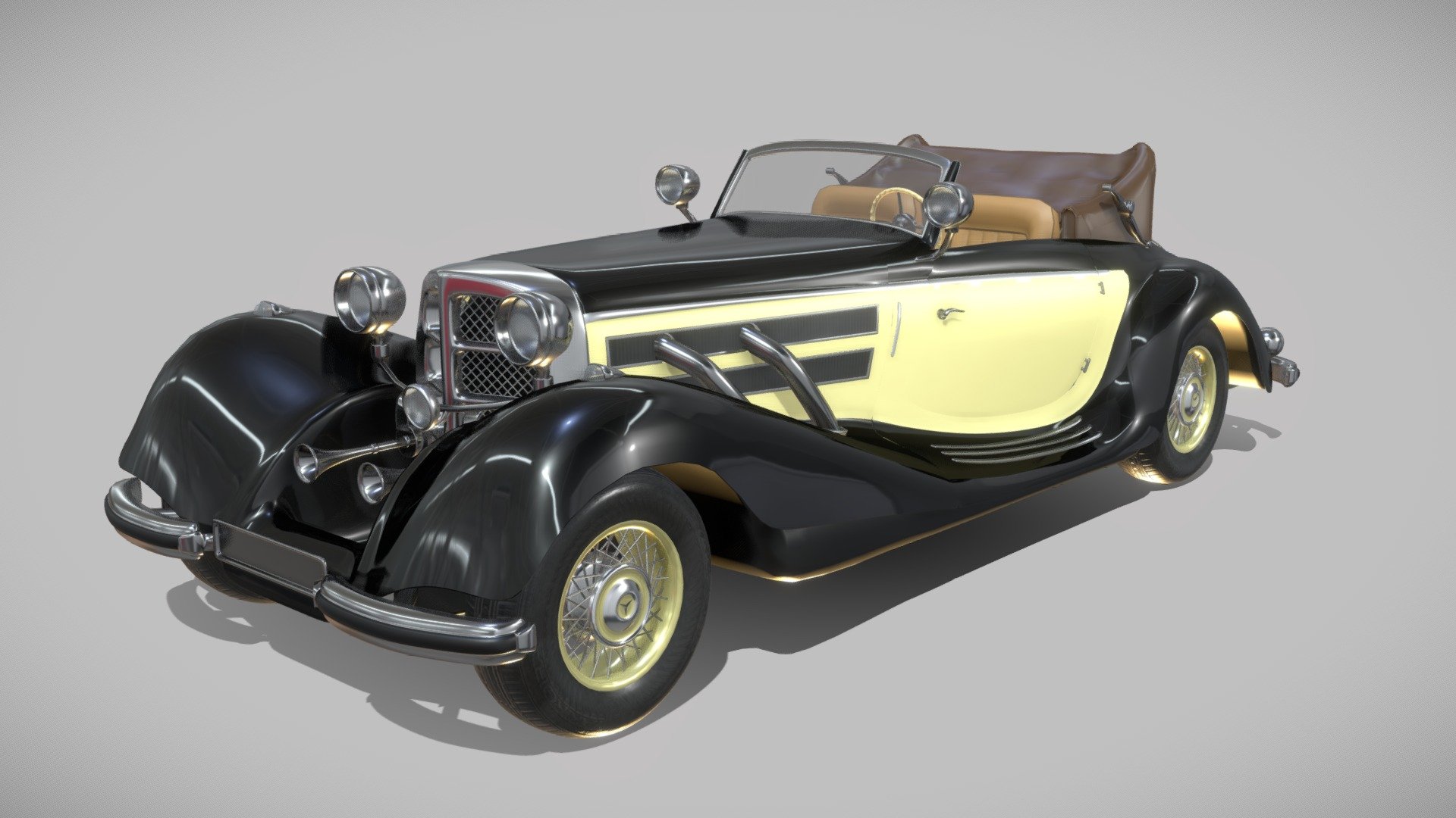 Benz Classic1934 - Buy Royalty Free 3D model by MHKstudio [987feb0 ...