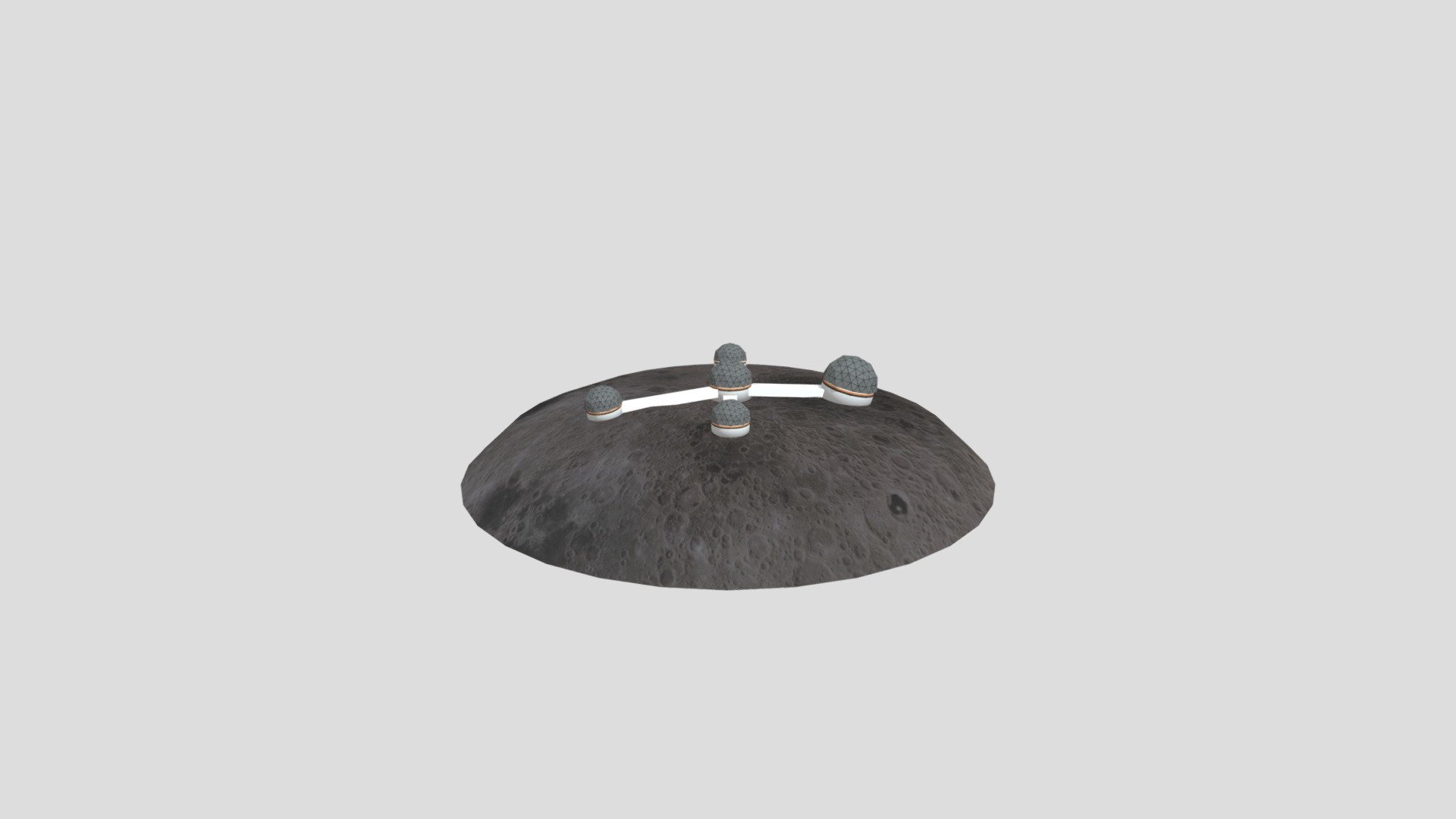 Moon Base — Sketchfab embed 3D viewer