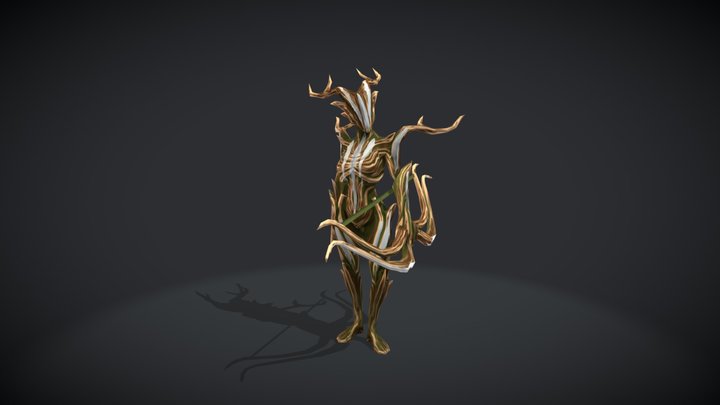 Dryad - Warparty 3D Model