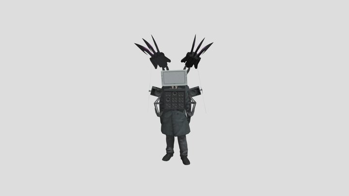 Tv_man_titan PRISMA 3D 3D Model