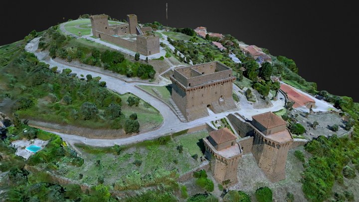 Ourem Castle 3D Model