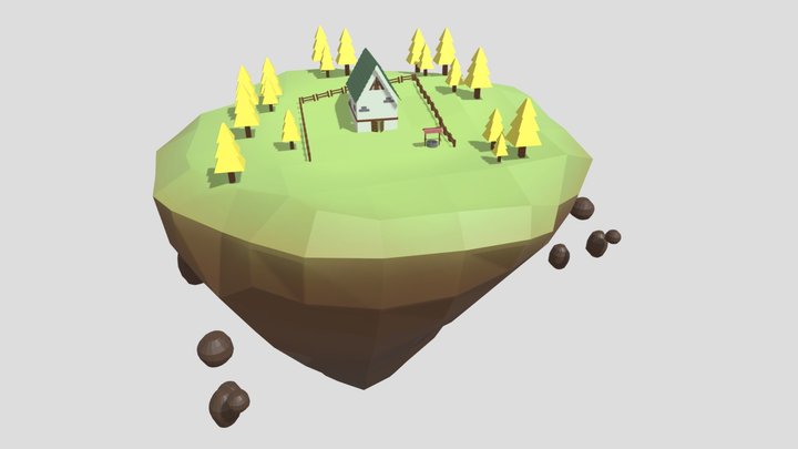 Cenário Low Poly 3D Model