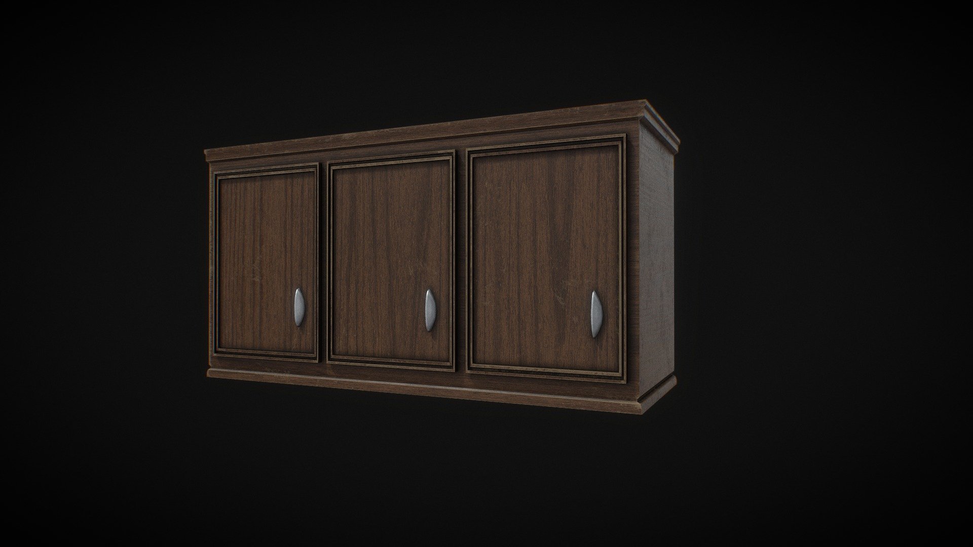 Hanging Kitchen Cupboards Download Free 3D model by FordVFX [9885af7